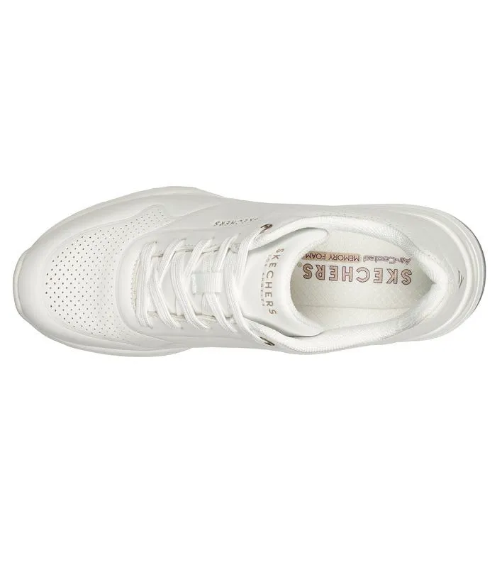 Skechers sneakers da donna Million Air Elevated Air 155401/WHT bianco