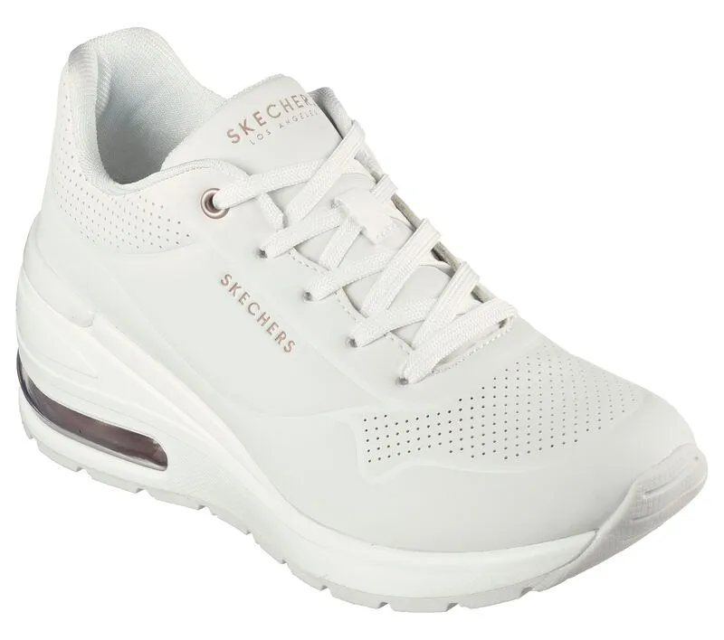 Skechers sneakers da donna Million Air Elevated Air 155401/WHT bianco