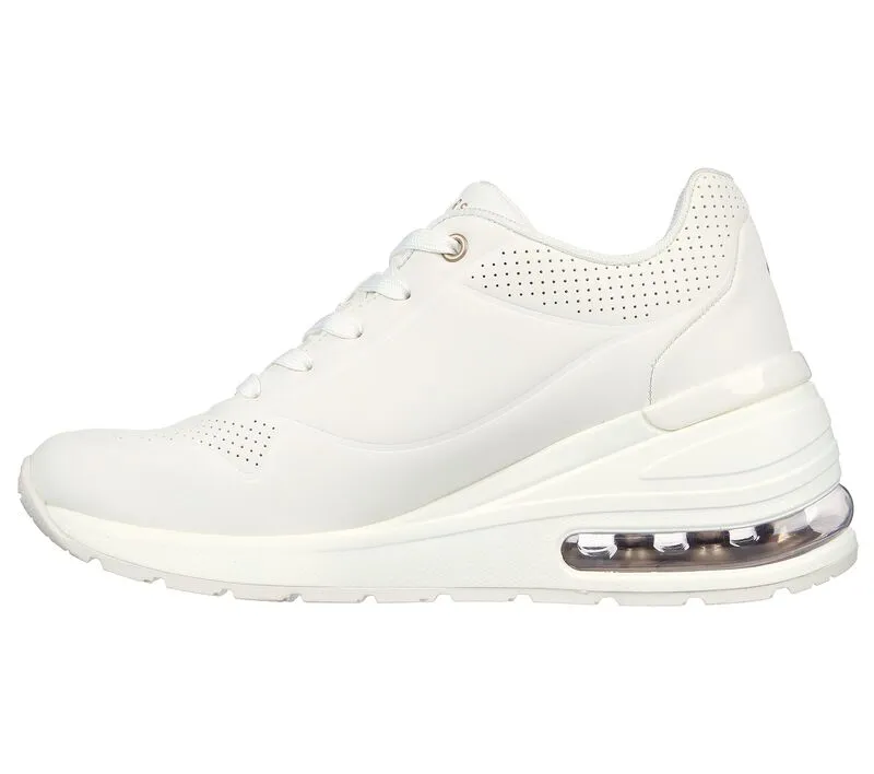 Skechers sneakers da donna Million Air Elevated Air 155401/WHT bianco