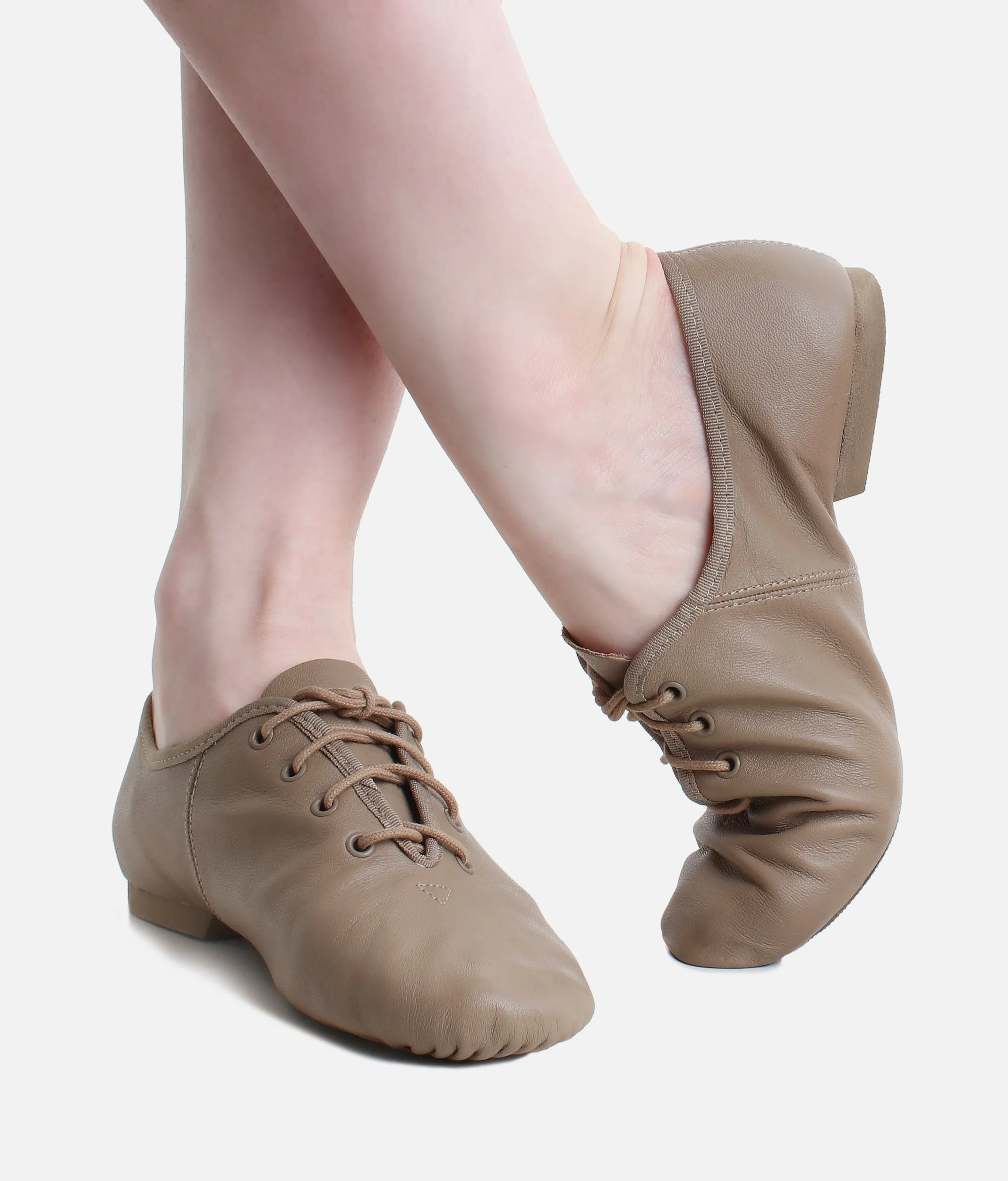 Split Sole Laced Jazz Shoe - JZE09 L