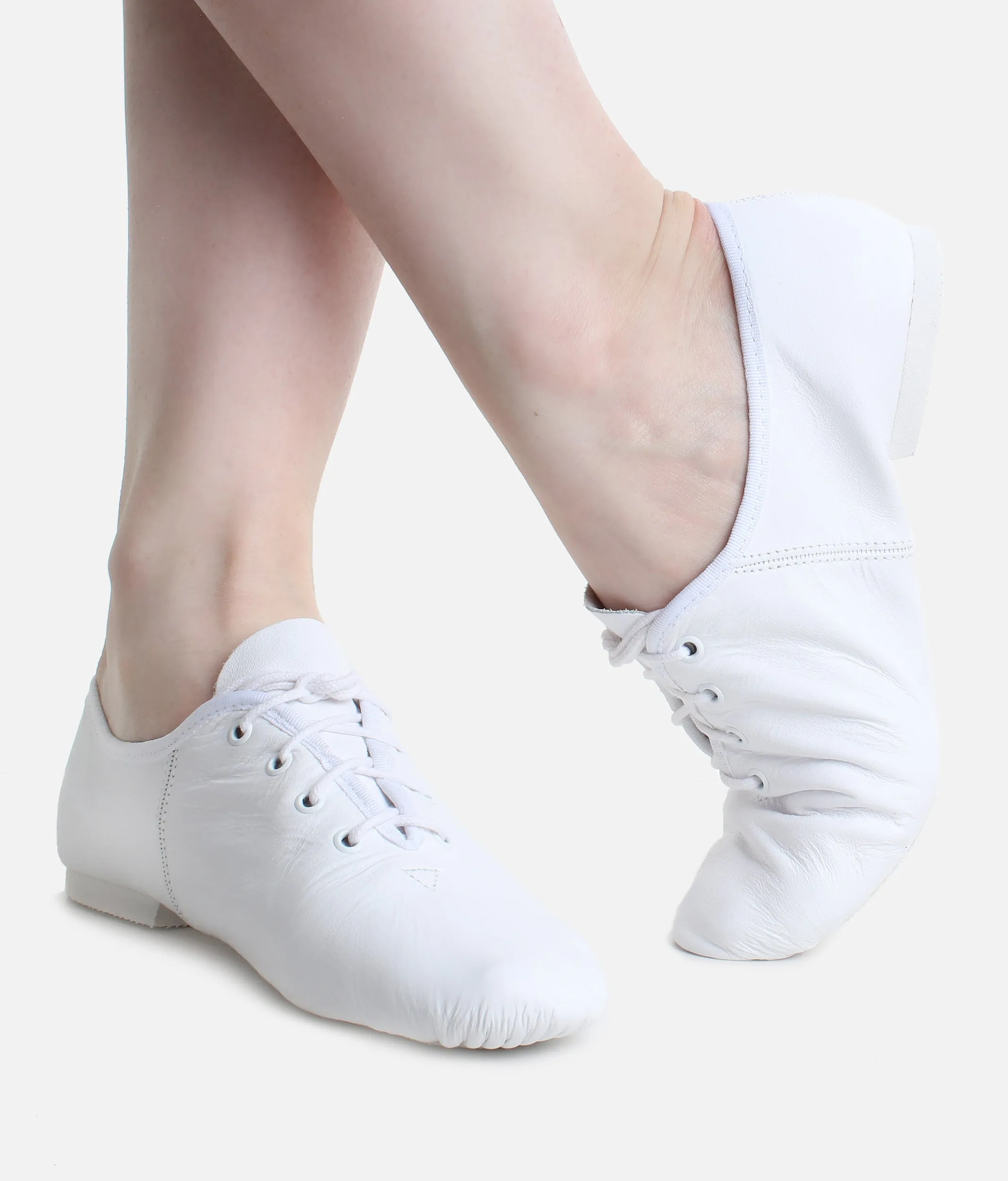 Split Sole Laced Jazz Shoe - JZE09 L