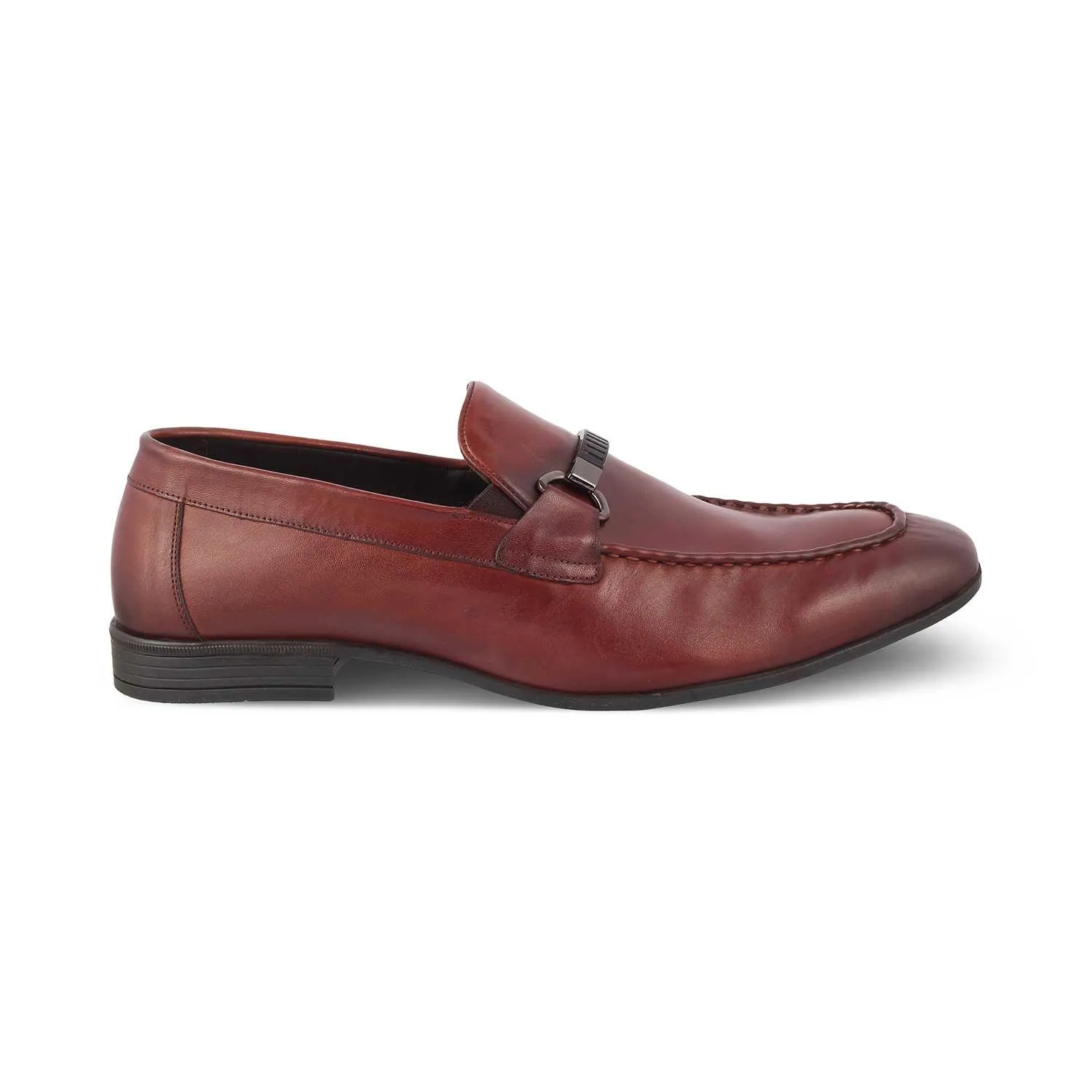 The Sotrim Brown Men's Leather Loafers Tresmode