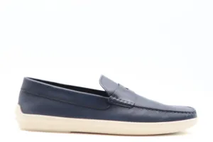 Tods Mens Baltic Blue Mocassino Hyannisport Loafer Shoe