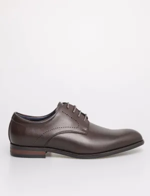 Tomaz F399 Men's Plain Toe Derby (Coffee)