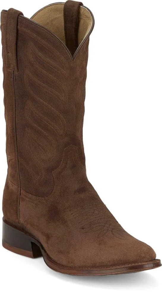 Tony Lama Men's Amado Taupe Suede Western Boot DR3039