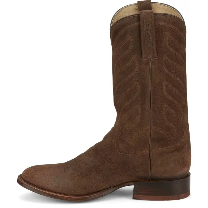 Tony Lama Men's Amado Taupe Suede Western Boot DR3039