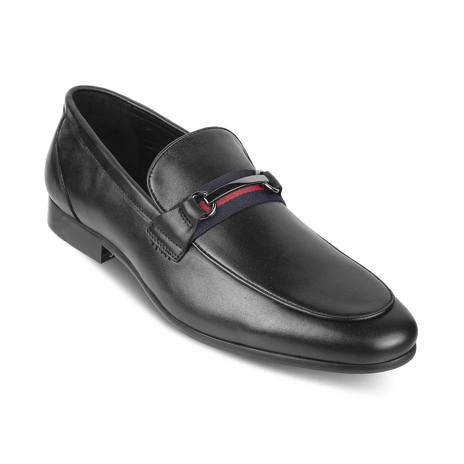 Tresmode Merci Black Men's Leather Loafers