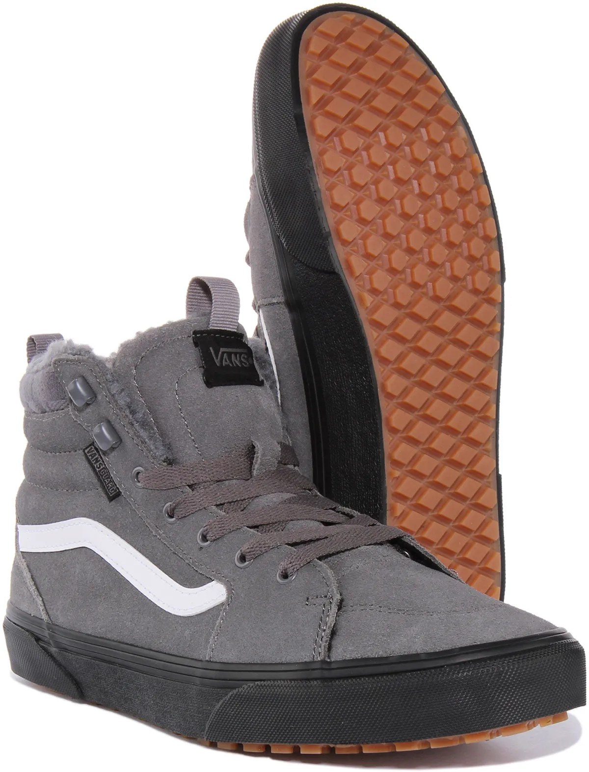 Vans Filmore Hi Vans In Grey For Youth